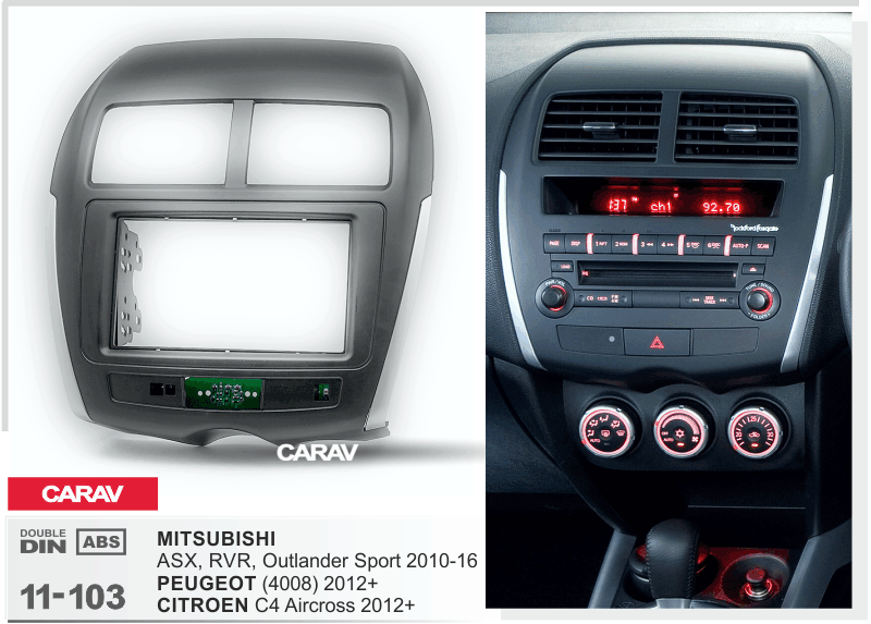 Consola CARAV - MITSUBISHI ASX - RVR - OUTLANDER SPORT