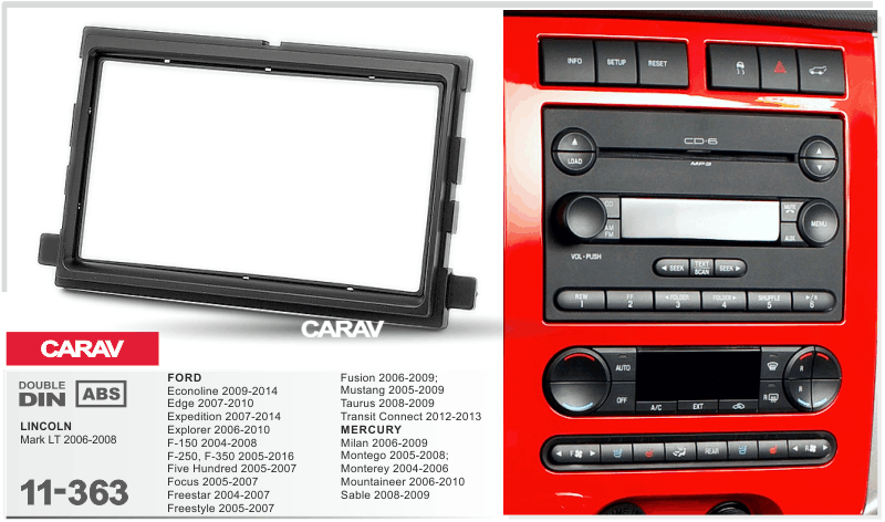 Consola CARAV - FORD ECONOLINE