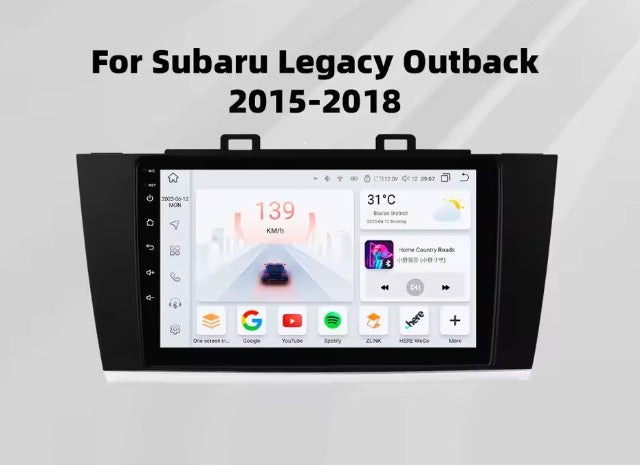 Consola para Subaru Legacy/ Outback 2015-2018 (9 Pulgadas)