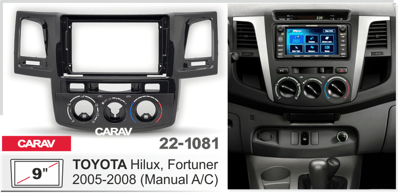 Consola CARAV - TOYOTA HILUX, FORTUNER