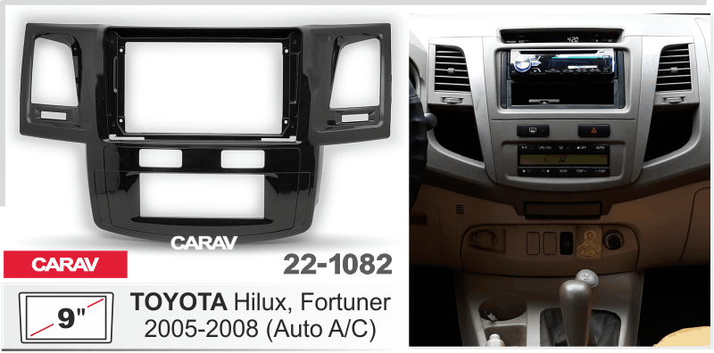 Consola CARAV - TOYOTA HILUX - FORTUNER