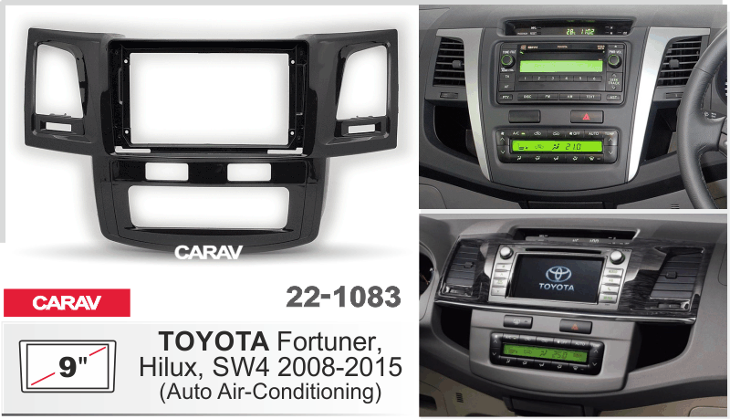 Consola CARAV - TOYOTA FORTUNER, HILUX, SW4