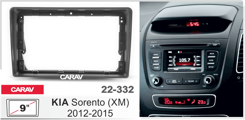 Consola CARAV - KIA SORENTO (XM)