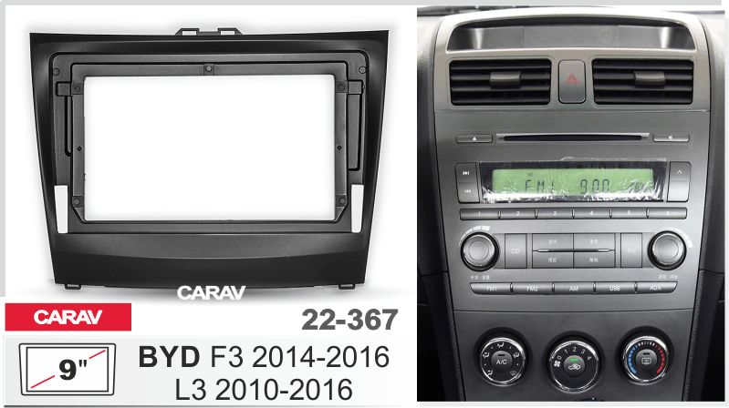 Consola CARAV - BYD F3