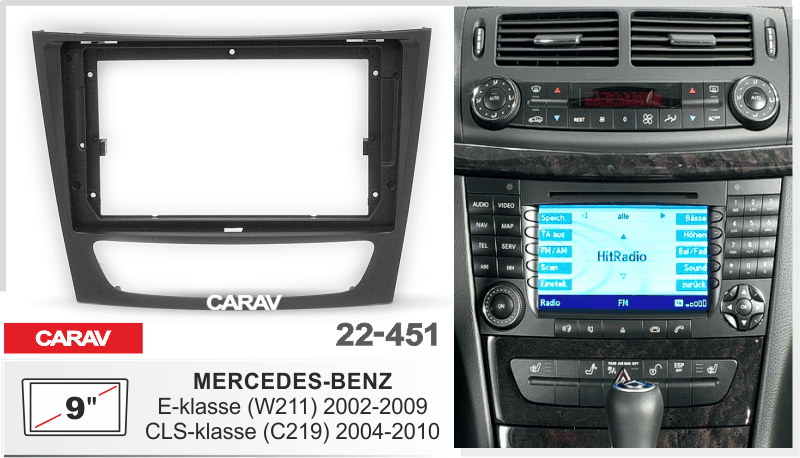Consola CARAV - MERCEDES BENZ E-KLASSE (W211)
