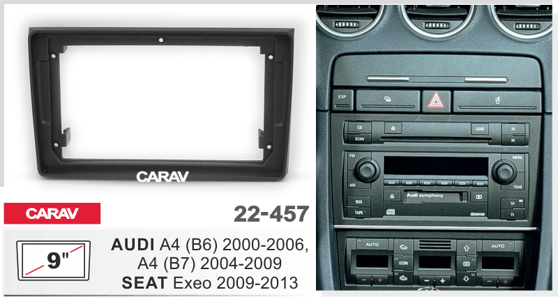 Consola CARAV - AUDI A4 (B6)