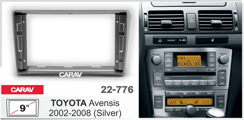 Consola CARAV - TOYOTA AVENSIS