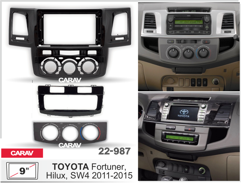 Consola CARAV - TOYOTA FORTUNER - HILUX - SW4