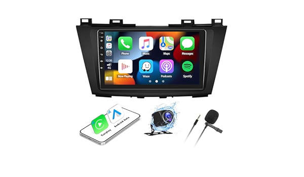 Autoradio + Consola para Mazda 5 2011 (9 pulgadas)