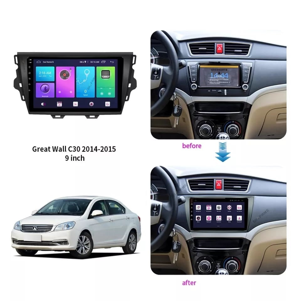 Consola para Great Wall Voleex C30 2015 (9 Pulgadas)