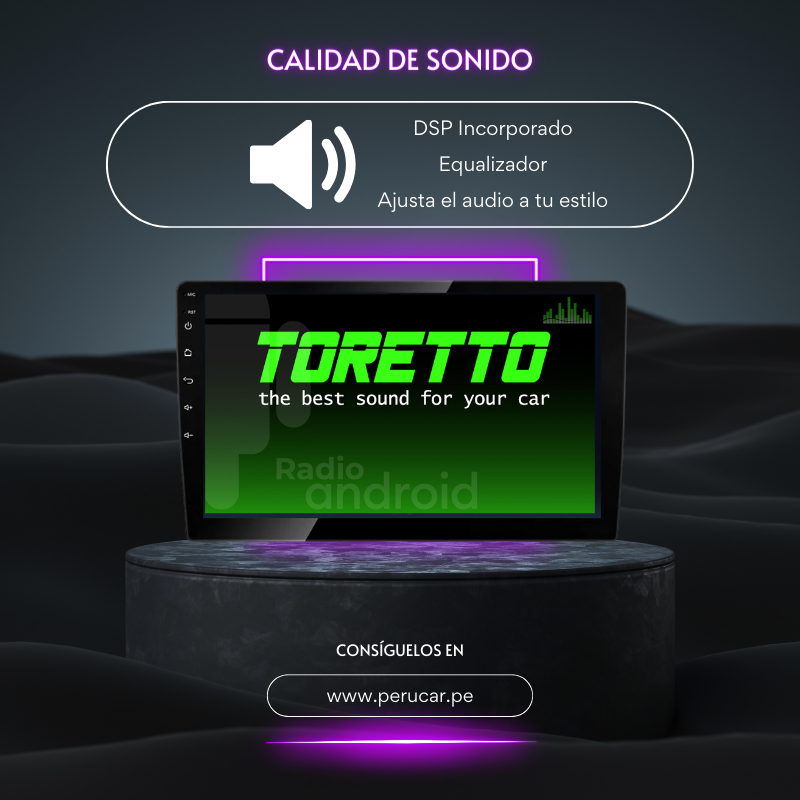 Autoradio Android  10" Toretto (2+32GB)