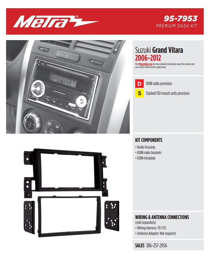 Consola METRA - SUZUKI GRAND VITARA