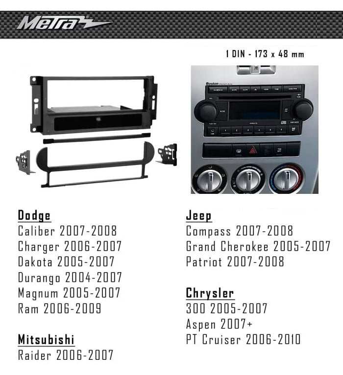 Consola METRA - CHRYSLER - DODGE - JEEP