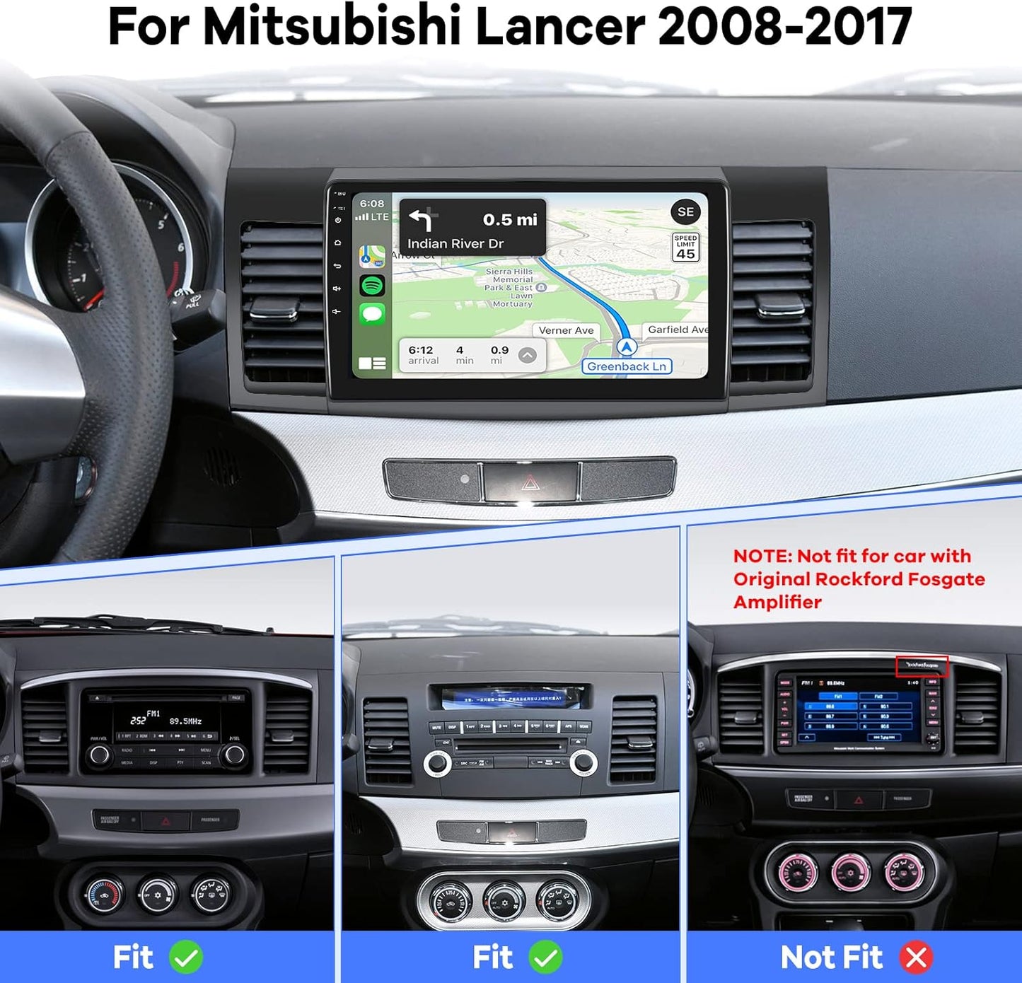 Consola METRA - MITSUBISHI LANCER