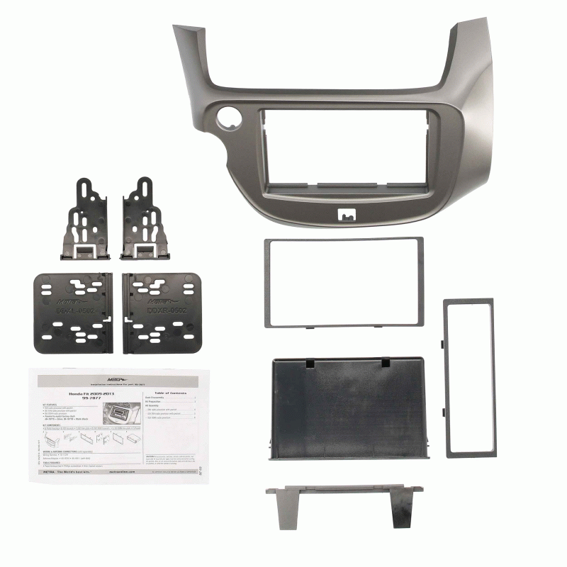 Consola METRA - Honda FIT Color Plata