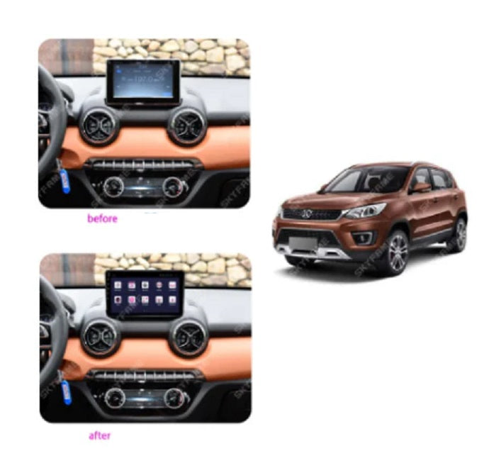 Autoradio + Consola para BAIC SENOVA X35/ Q35 2015-2018 (9 Pulgadas)