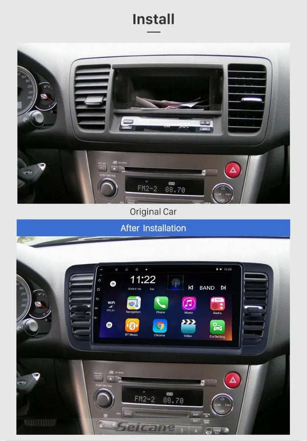 Autoradio + Consola para Subaru Legacy/ Outback 2004-2009 (9 Pulgadas)