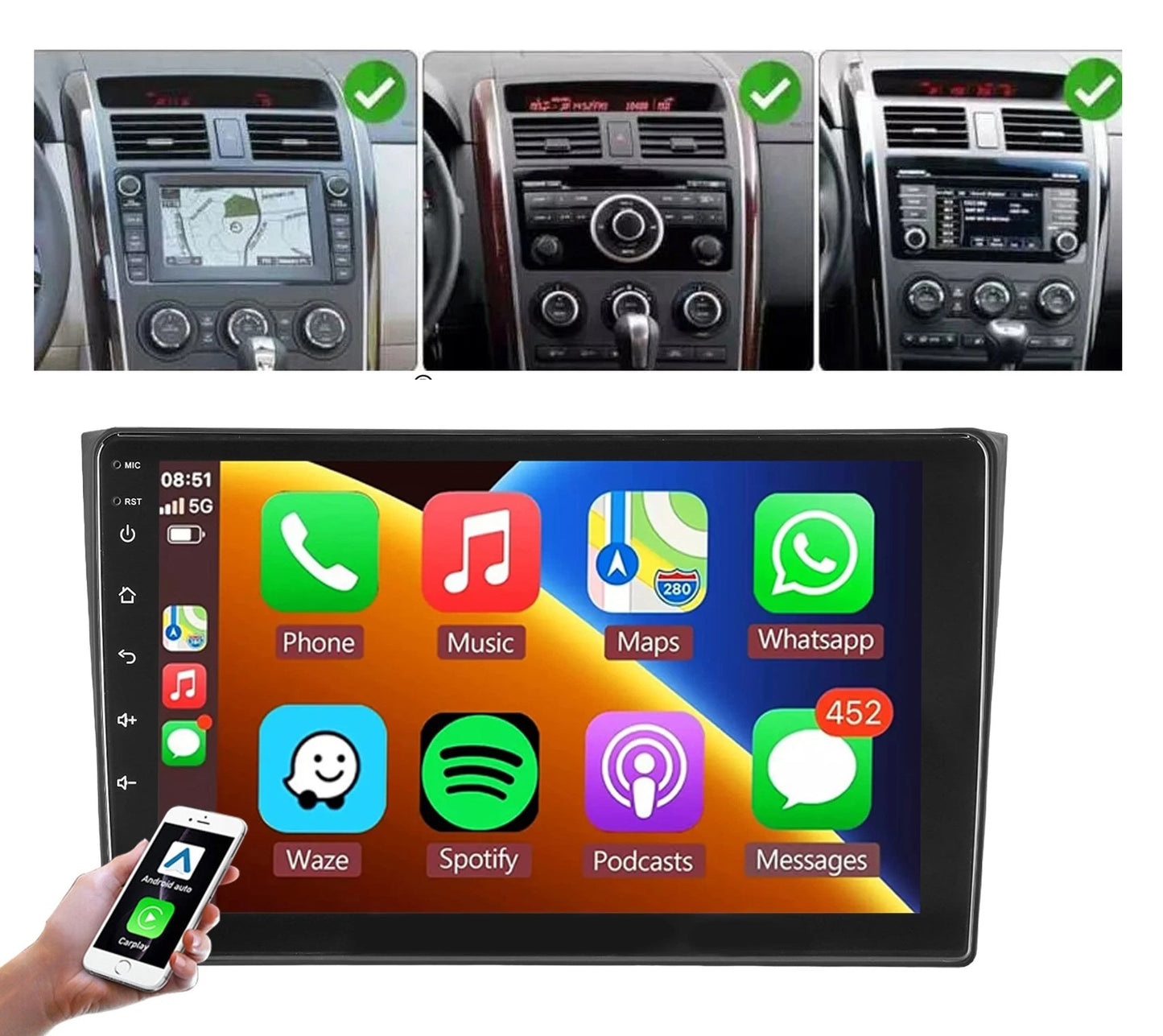 Consola YELEW - MAZDA CX-9