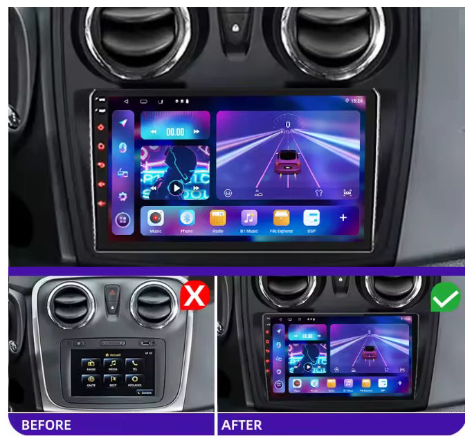 Consola YELEW -  RENAULT SANDERO