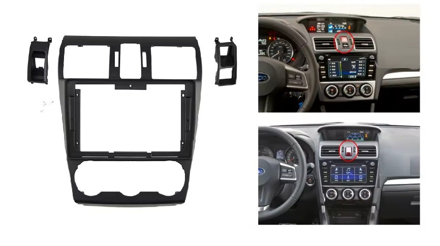 Consola para Subaru Forester/ Impreza/ XV/ Crosstrek/ WRX/ Levorg 2012-2015 (9 Pulgadas)