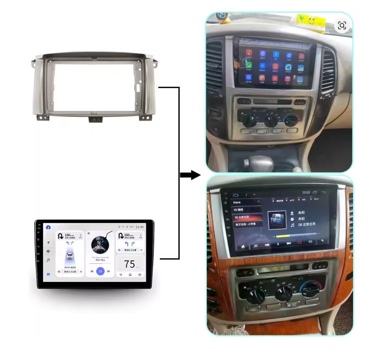 Consola YELEW - TOYOTA LAND CRUISER 100