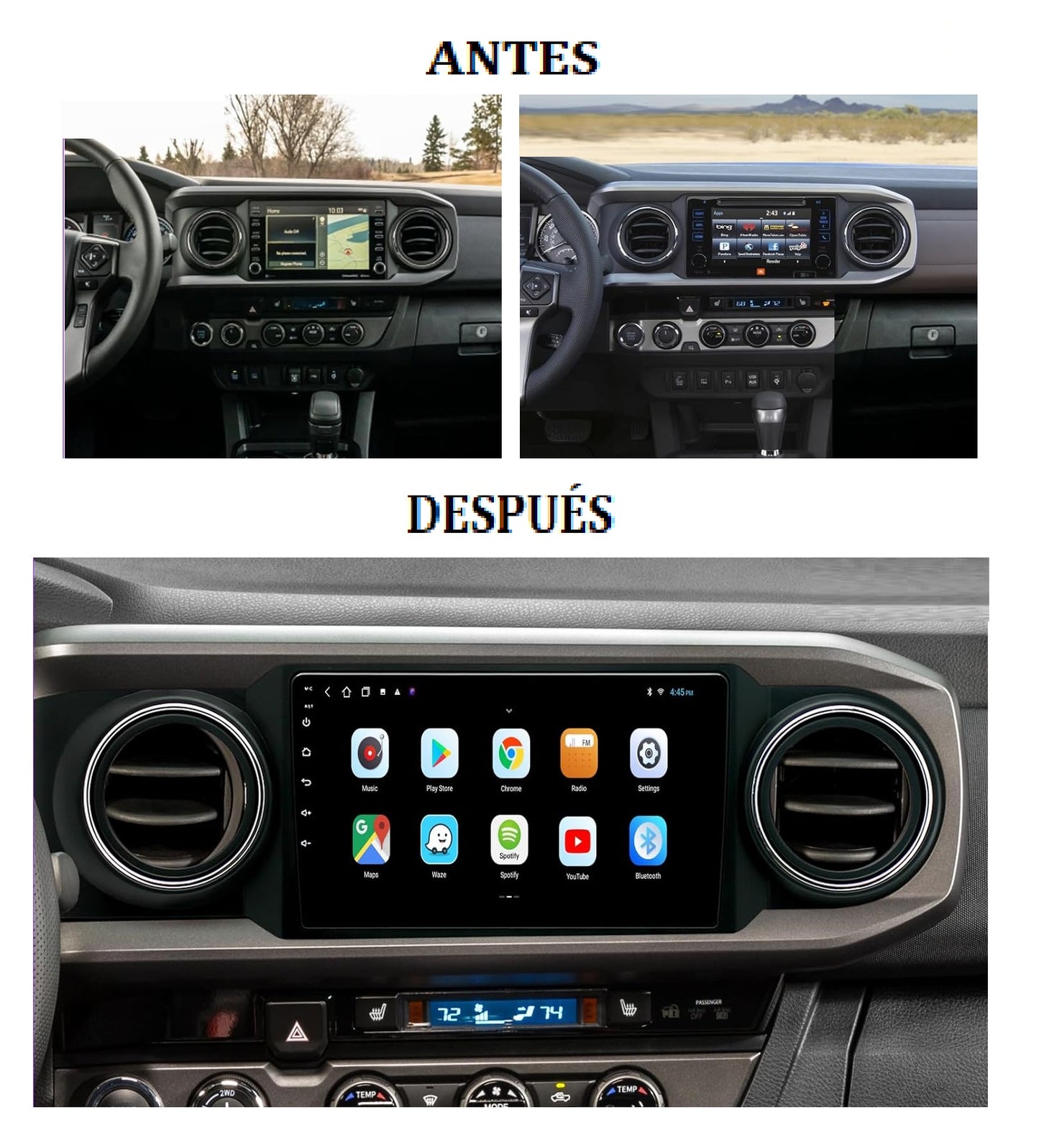 Consola YELEW - TOYOTA TACOMA