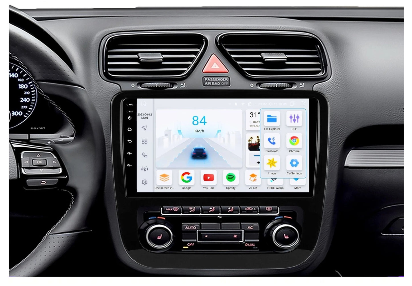 Consola YELEW - VOLKSWAGEN  SCIROCCO