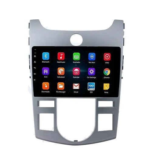 Consola para KIA Forte AC/A Silver 2009 (9 Pulgadas)