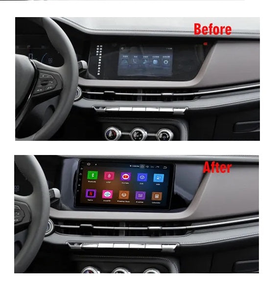 Autoradio + Consola para CHANGAN CS15 2019 (9 Pulgadas, LHD, Negro UV)