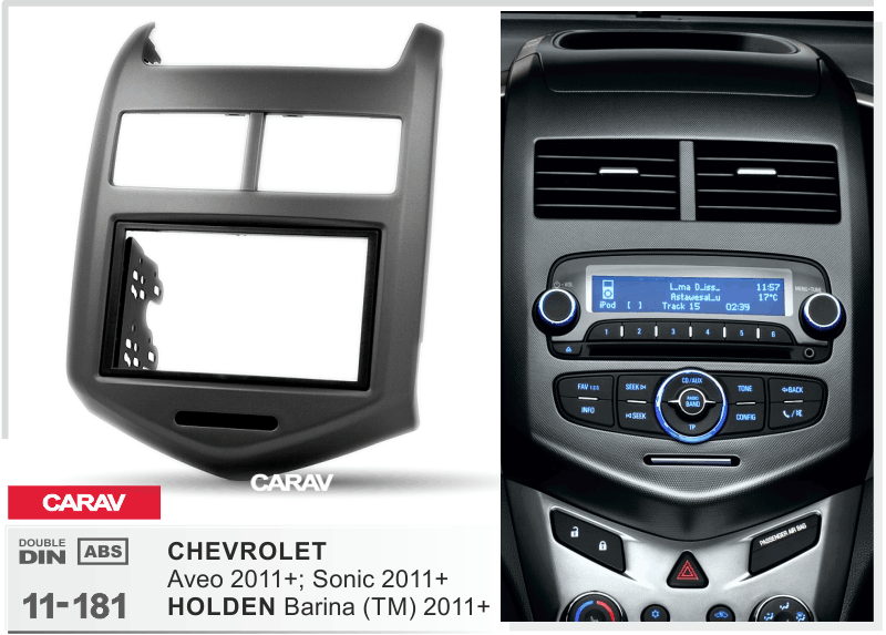 Consola CARAV - CHEVROLET AVEO - SONIC - HOLDEN BARINA (TM)