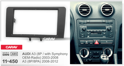 Consola CARAV - AUDI A3 (8P / WITH SYMPHONY OEM-RADIO)