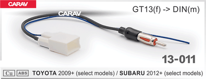 Adaptador de Antena Carav para Toyota 2009+