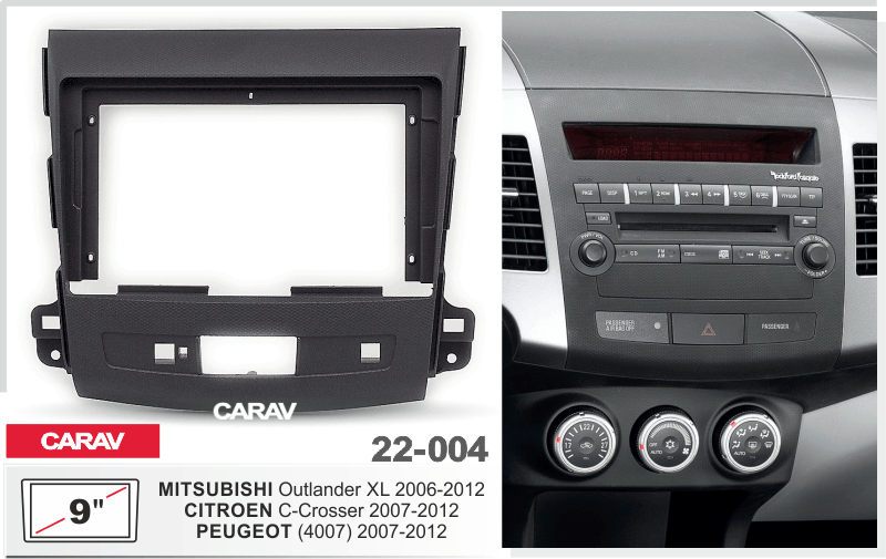 Consola CARAV - MITSUBISHI OUTLANDER XL