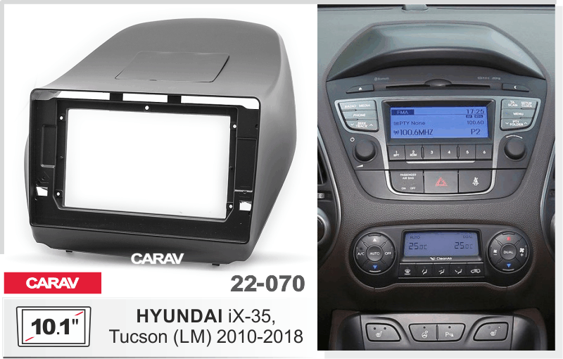 Consola CARAV - HYUNDAI iX - 35 - TUCSON LM