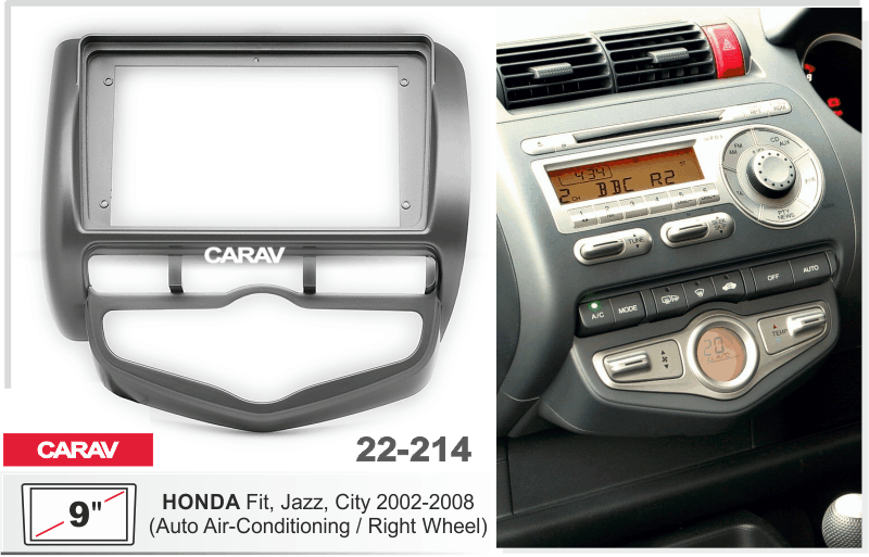 Consola CARAV - HONDA FIT - JAZZ - CITY