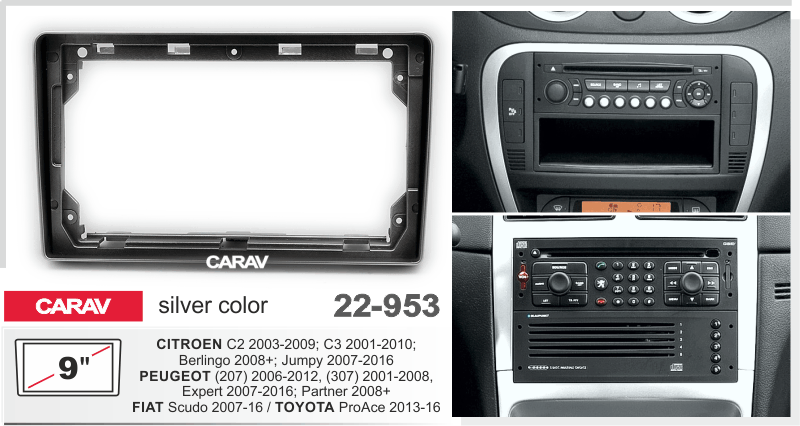 Consola CARAV - CITROEN C2
