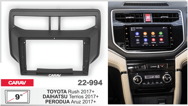Consola CARAV - TOYOTA RUSH