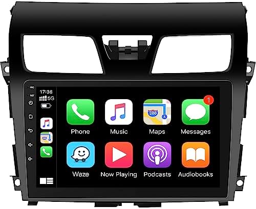 Autoradio + Consola para Nissan Teana/ Altima 2013 (10.1 pulgadas, negro UV)