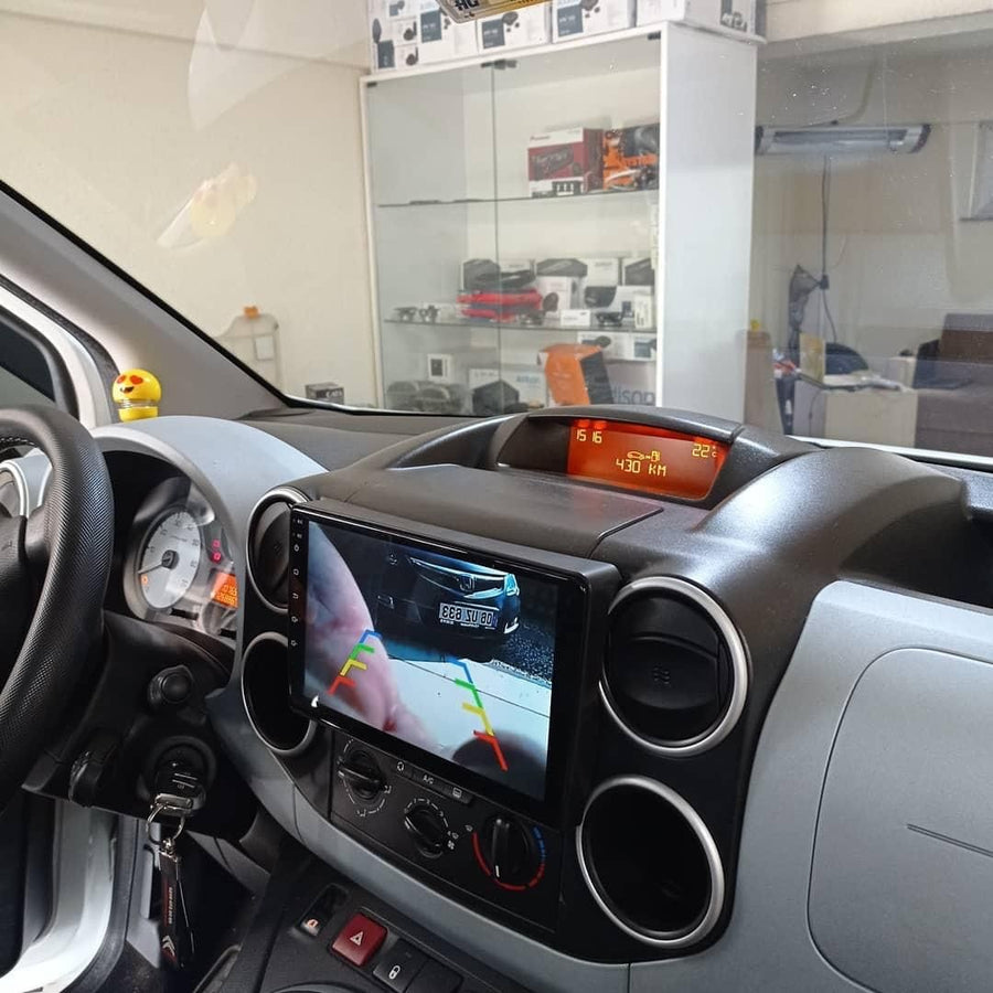 Autoradio + Consola para Citroen Berlingo / Peugeot Partner2015-2018 (9 Pulgadas)