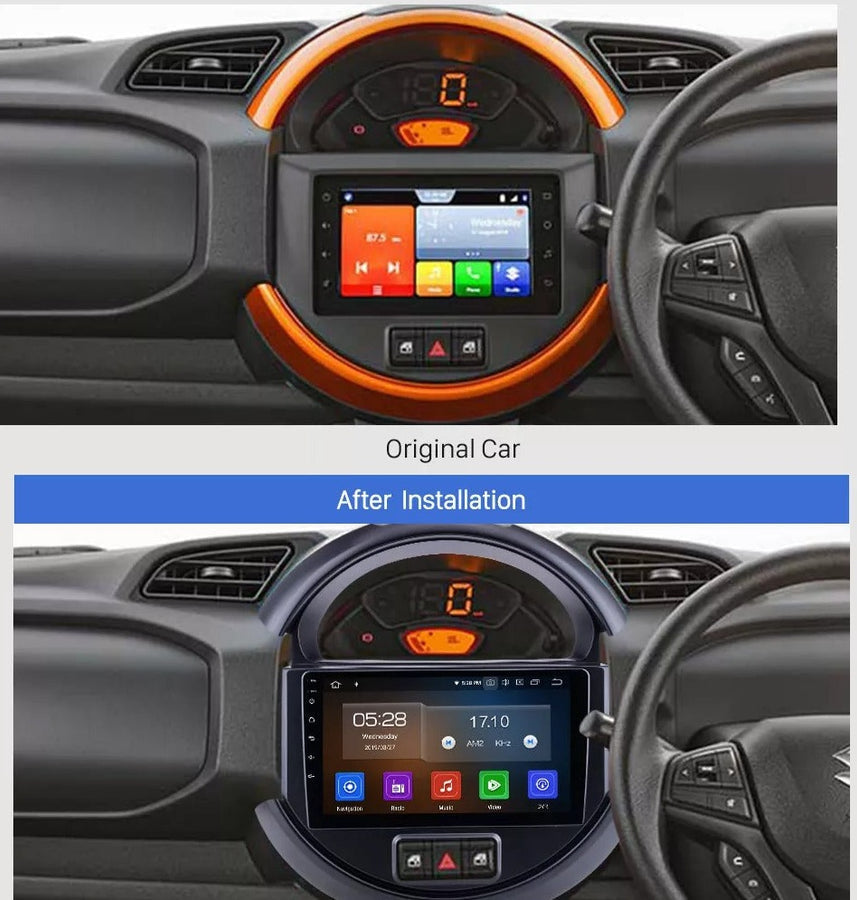 Autoradio + Consola para Suzuki S-PRESSO 2019 (9 Pulgadas)