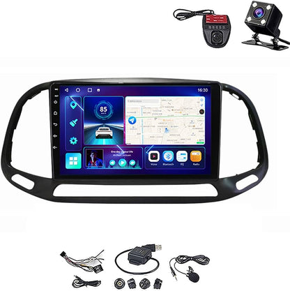 Autoradio + Consola para FIAT DOBLO 2015 (9 Pulgadas)