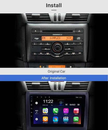 Autoradio + Consola para FIAT STILO 2010 (9 Pulgadas)