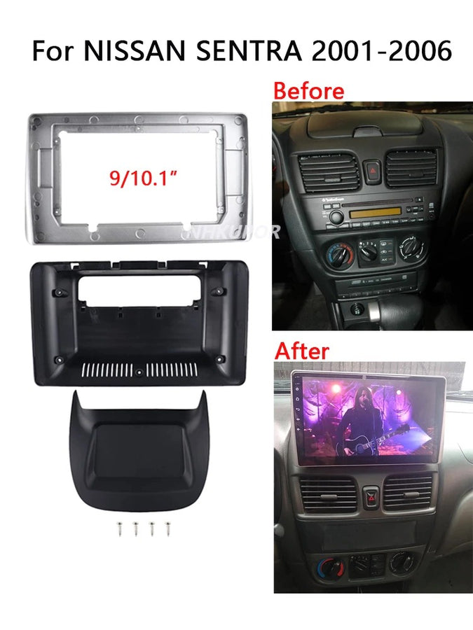 Autoradio + Consola para Nissan Sentra 2001-2006 (10.1 pulgadas)