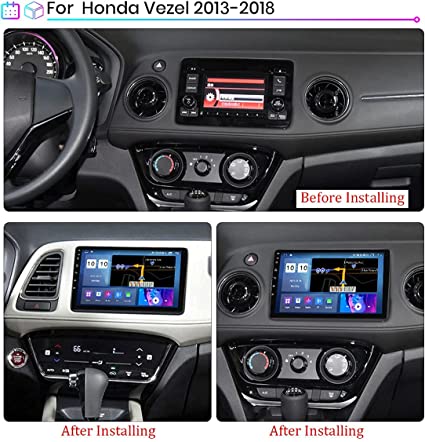 Autoradio + Consola para Honda Vezel/ HR-V/ XR-V 2014-2018 (9 Pulgadas)