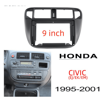 Autoradio + Consola para HONDA CIVIC 1996-2001 (9 Pulgadas, LHD, Manual)