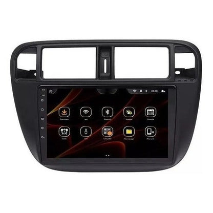 Autoradio + Consola para HONDA CIVIC 1996-2001 (9 Pulgadas, LHD, Manual)