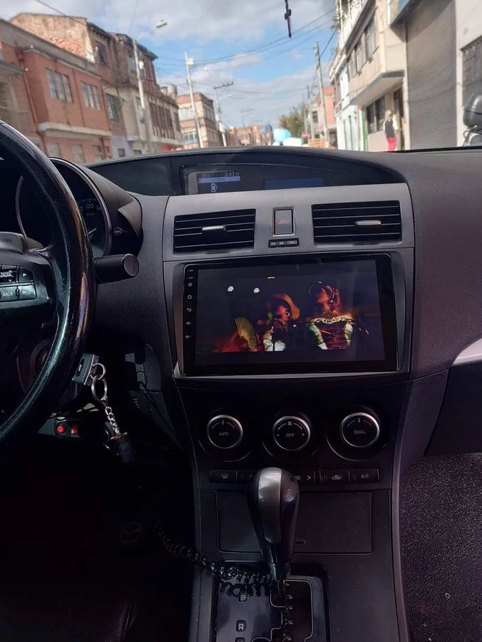 Autoradio + Consola para Mazda 3/ Axela 2004-2009 (9 pulgadas)