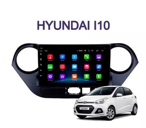 Autoradio + Consola para Hyundai I-10 2014 (9 Pulgadas, LHD, de Alta Gama)