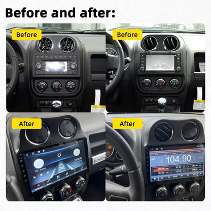 Autoradio + Consola para Jeep Compass 2010-2016 (10.1 Pulgadas)