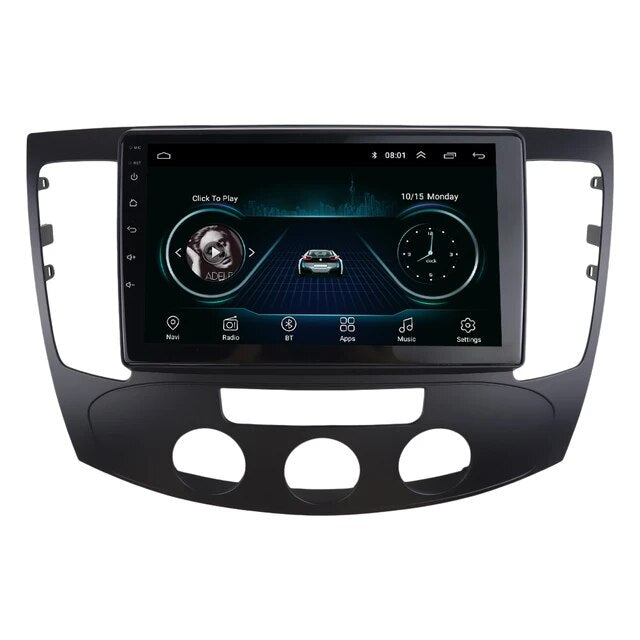 Autoradio + Consola para Hyundai Sonata NFC MT 2009-2010 (9 Pulgadas)